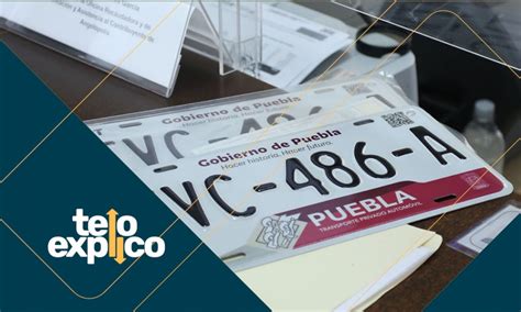 cita canje de placas puebla|Cómo sacar cita para el canje de placas en Puebla